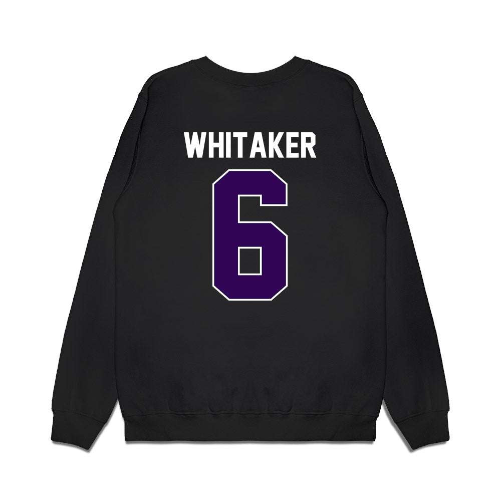 Kansas State - NCAA Football : Darien Whitaker - Vintage Helmet Premium Crewneck Sweatshirt-1