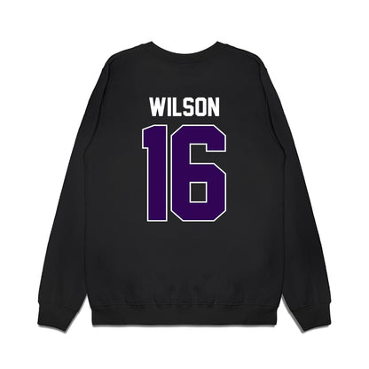 Kansas State - NCAA Football : Julius Wilson - Vintage Helmet Premium Crewneck Sweatshirt-1