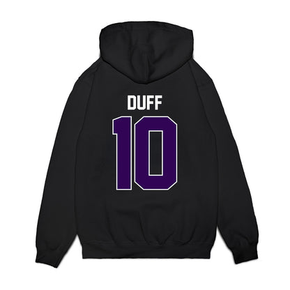 Kansas State - NCAA Football : Dillon Duff - Vintage Helmet Premium Hooded Sweatshirt-1
