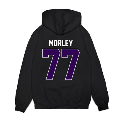 Kansas State - NCAA Football : Tanner Morley - Vintage Helmet Premium Hooded Sweatshirt-1