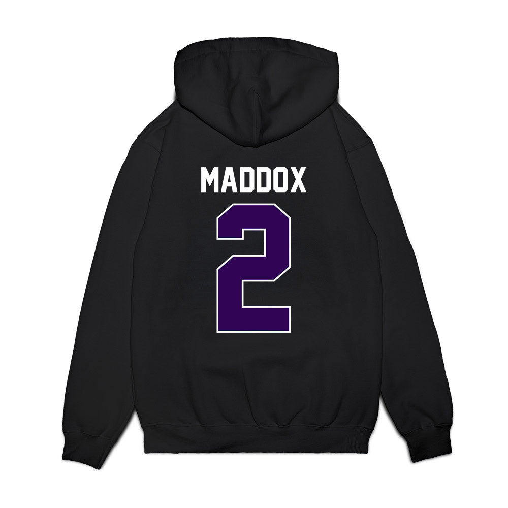 Kansas State - NCAA Football : Adrian Maddox - Vintage Helmet Premium Hooded Sweatshirt-1