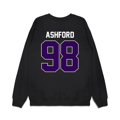 Kansas State - NCAA Football : Tucker Ashford - Vintage Helmet Premium Crewneck Sweatshirt-1