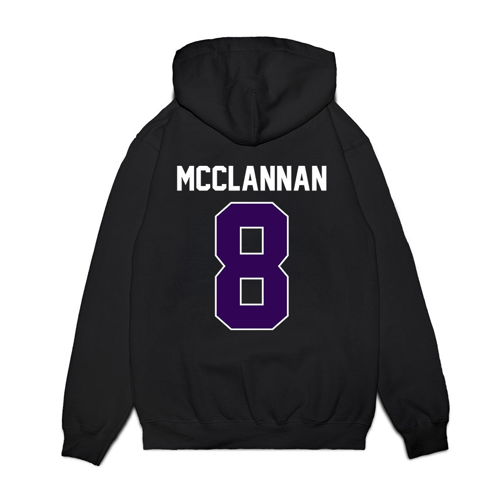Kansas State - NCAA Football : Simon McClannan - Vintage Helmet Premium Hooded Sweatshirt-1