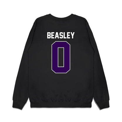 Kansas State - NCAA Football : Koy Beasley - Vintage Helmet Premium Crewneck Sweatshirt-1