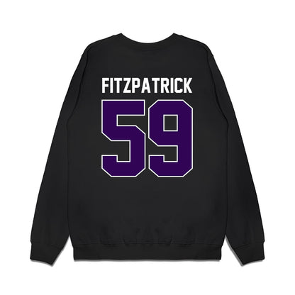 Kansas State - NCAA Football : George Fitzpatrick - Vintage Helmet Premium Crewneck Sweatshirt-1