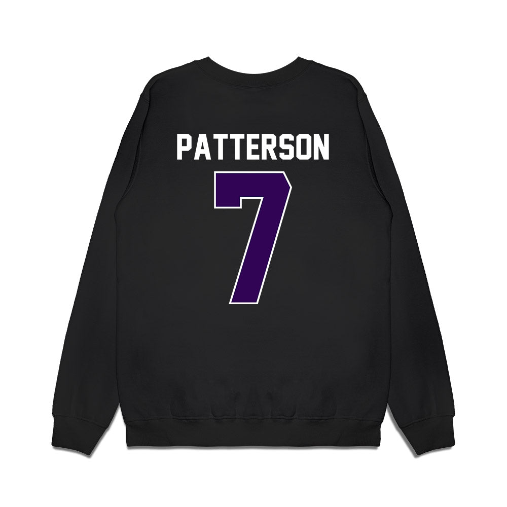 Kansas State - NCAA Football : Kaleb Patterson - Vintage Helmet Premium Crewneck Sweatshirt-1