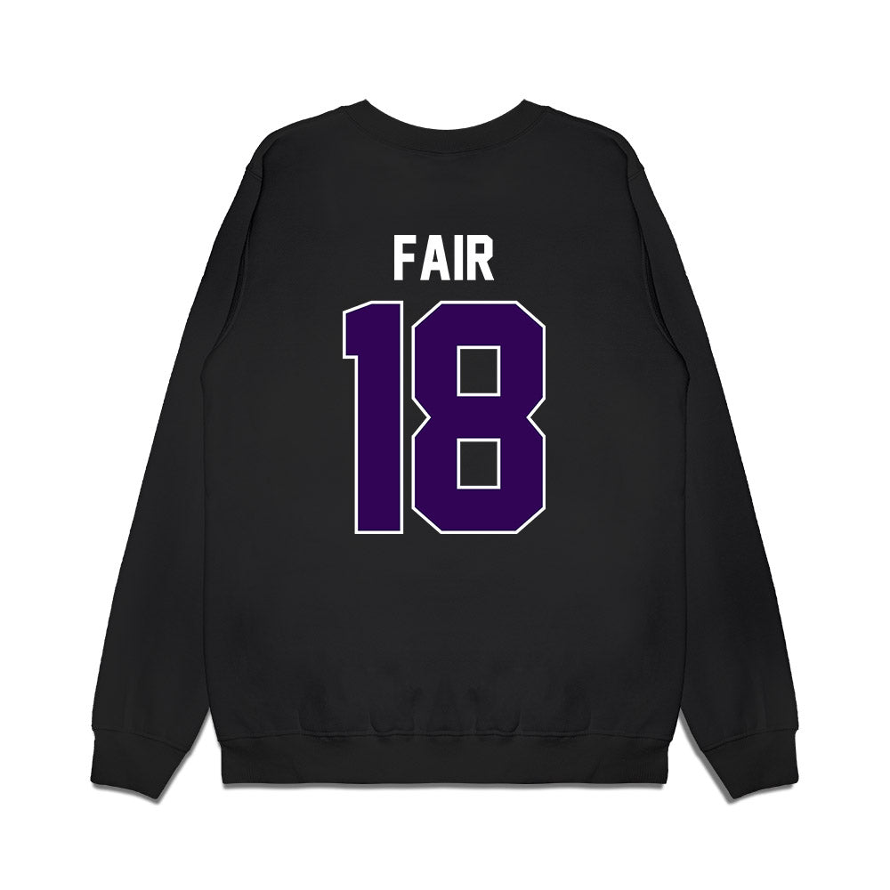 Kansas State - NCAA Football : Wesley Fair - Vintage Helmet Premium Crewneck Sweatshirt-1