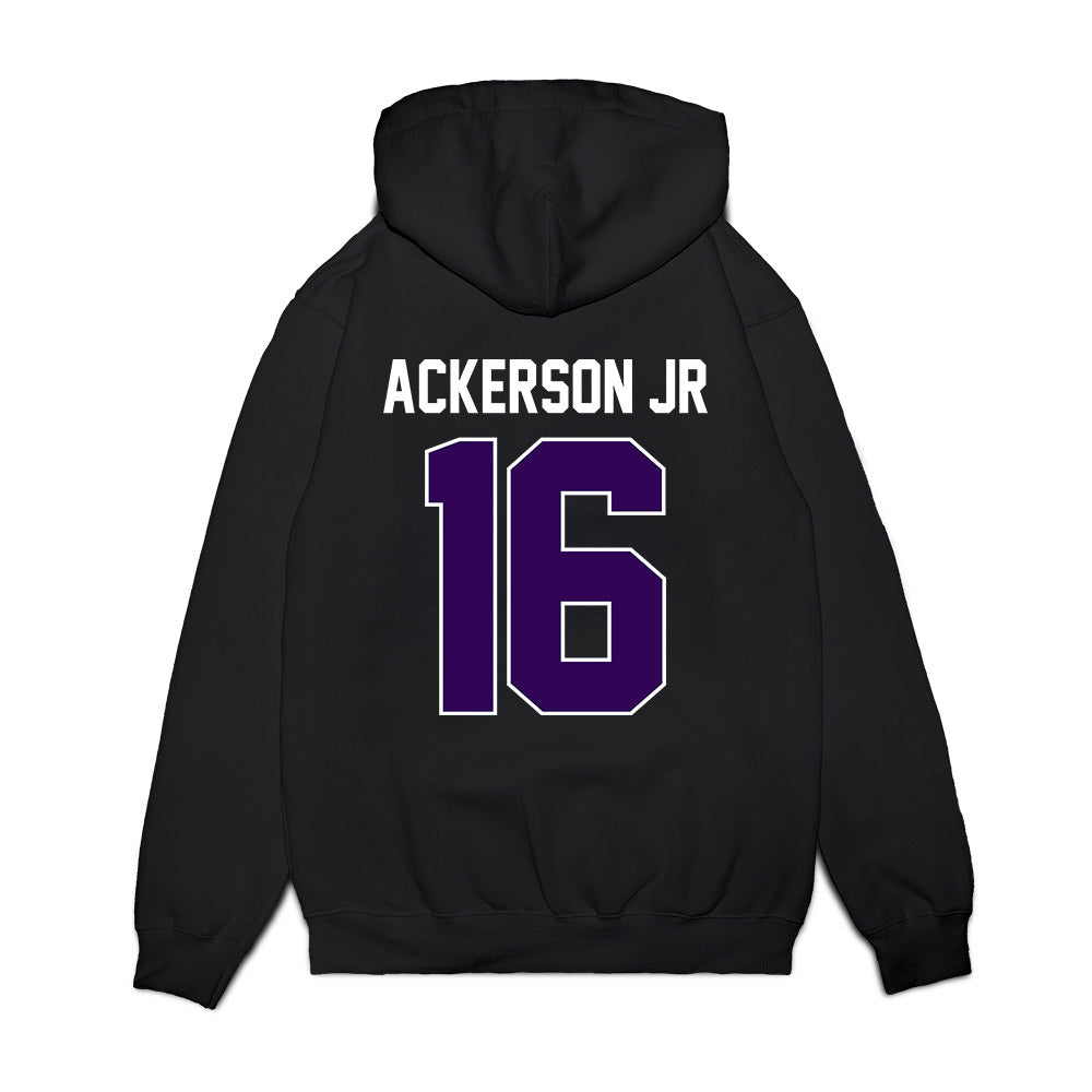 Kansas State - NCAA Football : Dj Ackerson Jr - Vintage Helmet Premium Hooded Sweatshirt-1