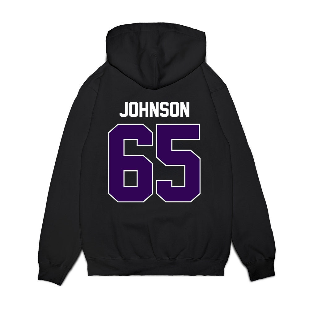 Kansas State - NCAA Football : Tyler Johnson - Vintage Helmet Premium Hooded Sweatshirt-1