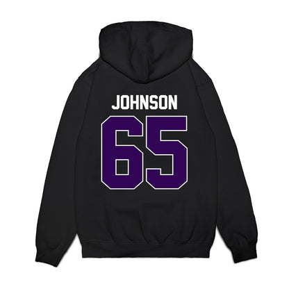 Kansas State - NCAA Football : Tyler Johnson - Vintage Helmet Premium Hooded Sweatshirt-1