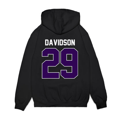 Kansas State - NCAA Football : Dylan Davidson - Vintage Helmet Premium Hooded Sweatshirt-1