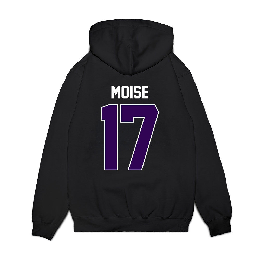 Kansas State - NCAA Football : Adonis Moise - Vintage Helmet Premium Hooded Sweatshirt-1