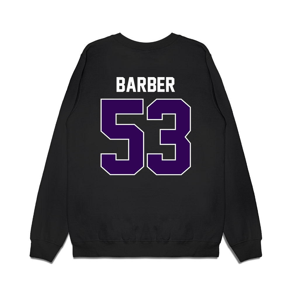Kansas State - NCAA Football : Lamarcus Barber - Vintage Helmet Premium Crewneck Sweatshirt-1