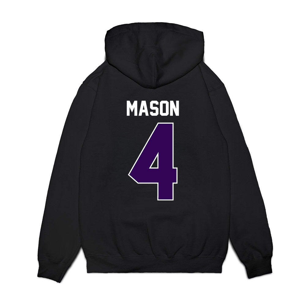 Kansas State - NCAA Football : Mekhi Mason - Vintage Helmet Premium Hooded Sweatshirt-1