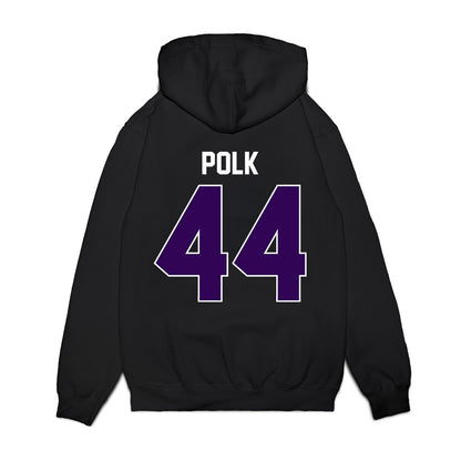 Kansas State - NCAA Football : Weston Polk - Vintage Helmet Premium Hooded Sweatshirt-1