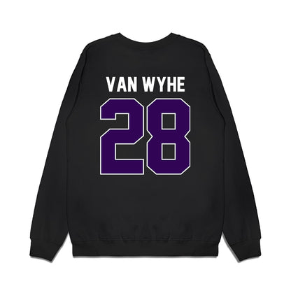 Kansas State - NCAA Football : Rex Van Wyhe - Vintage Helmet Premium Crewneck Sweatshirt-1
