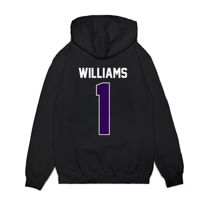 Kansas State - NCAA Football : Izaiah Williams - Vintage Helmet Premium Hooded Sweatshirt-1