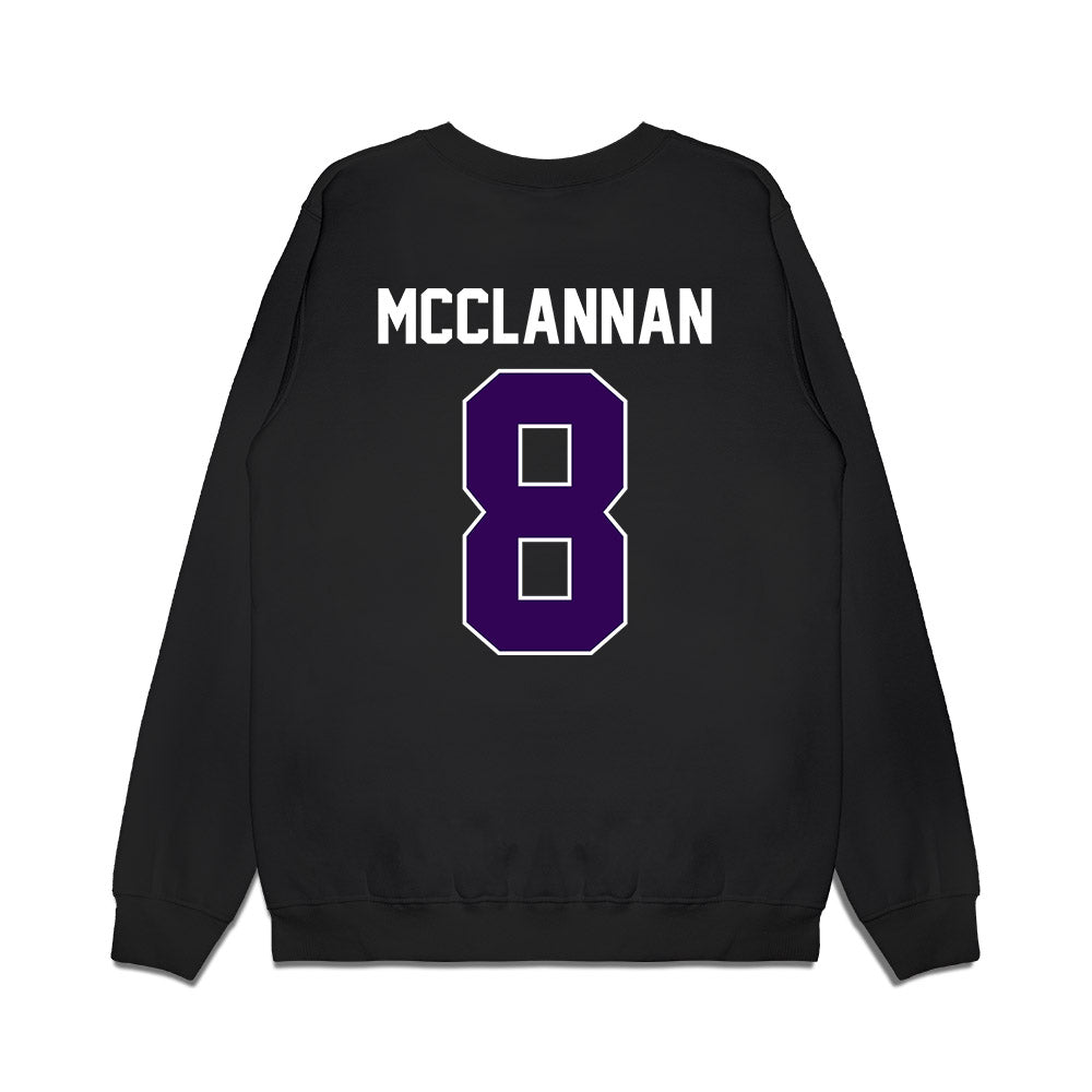 Kansas State - NCAA Football : Simon McClannan - Vintage Helmet Premium Crewneck Sweatshirt-1