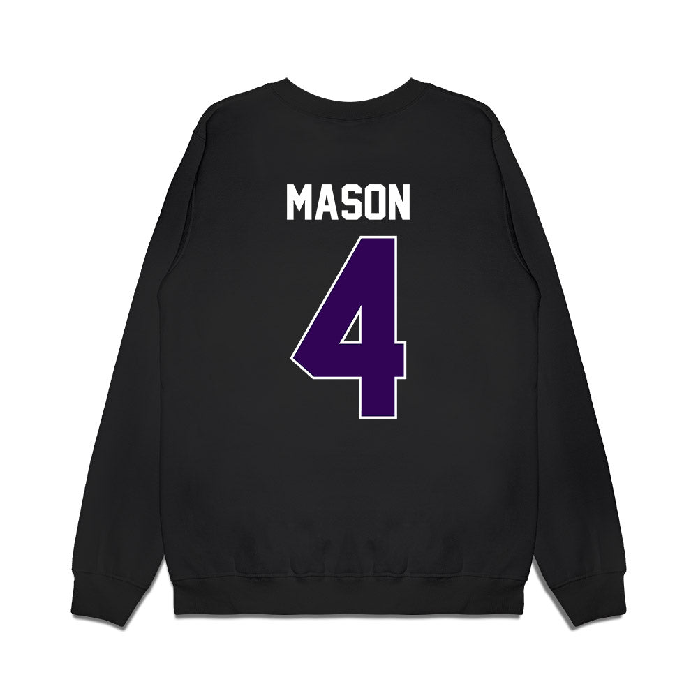 Kansas State - NCAA Football : Mekhi Mason - Vintage Helmet Premium Crewneck Sweatshirt-1
