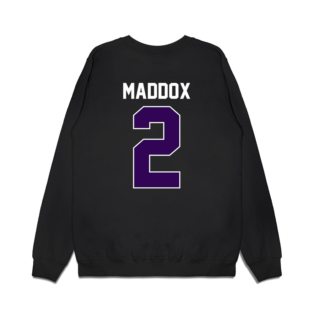 Kansas State - NCAA Football : Adrian Maddox - Vintage Helmet Premium Crewneck Sweatshirt-1
