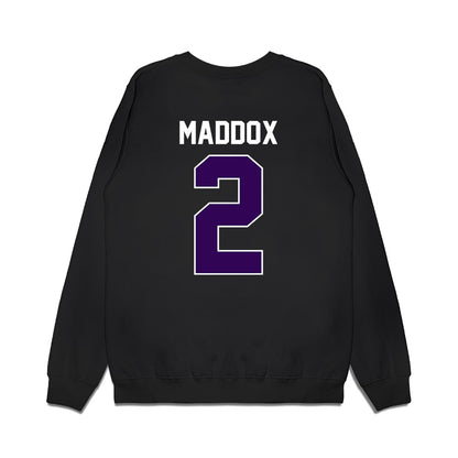 Kansas State - NCAA Football : Adrian Maddox - Vintage Helmet Premium Crewneck Sweatshirt-1