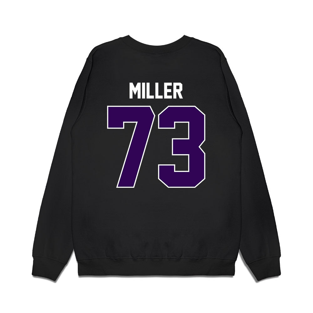 Kansas State - NCAA Football : Ollie Miller - Vintage Helmet Premium Crewneck Sweatshirt-1