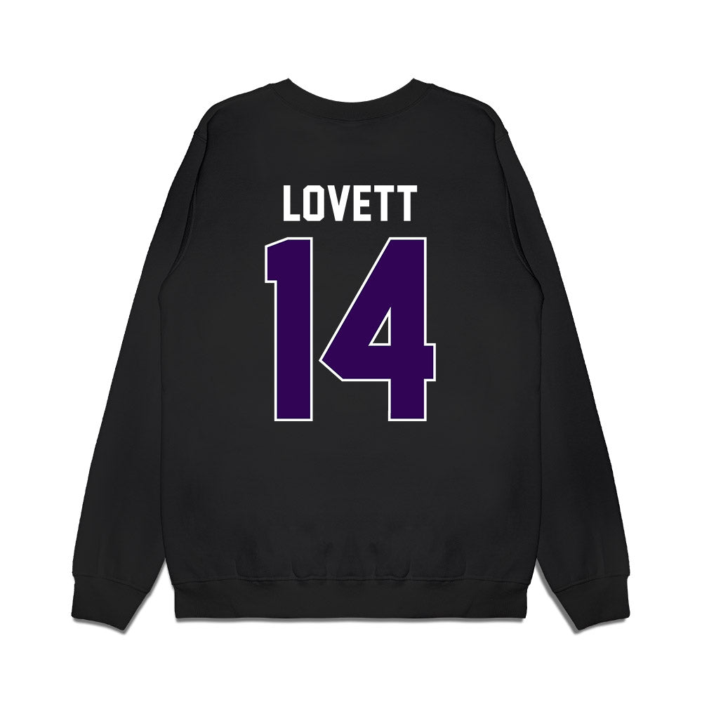 Kansas State - NCAA Football : Maxwell Lovett - Vintage Helmet Premium Crewneck Sweatshirt-1