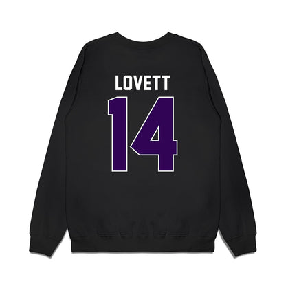 Kansas State - NCAA Football : Maxwell Lovett - Vintage Helmet Premium Crewneck Sweatshirt-1