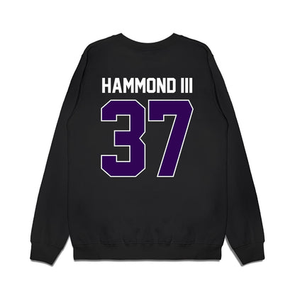 Kansas State - NCAA Football : Robert Hammond III - Vintage Helmet Premium Crewneck Sweatshirt-1