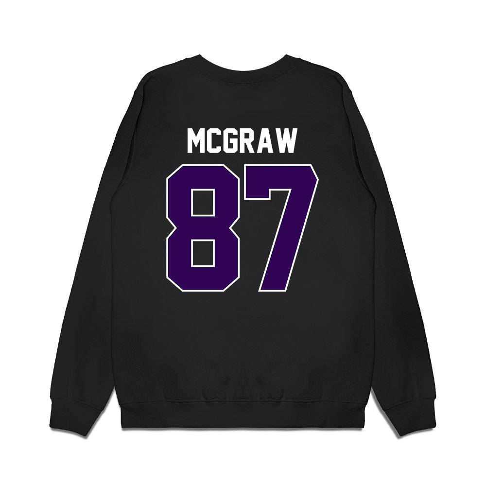 Kansas State - NCAA Football : Lawson Mcgraw - Vintage Helmet Premium Crewneck Sweatshirt-1