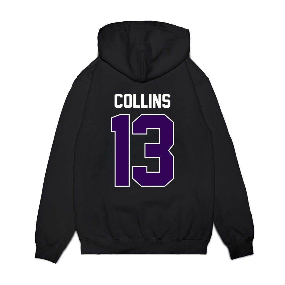Kansas State - NCAA Football : RJ Collins - Vintage Helmet Premium Hooded Sweatshirt-1