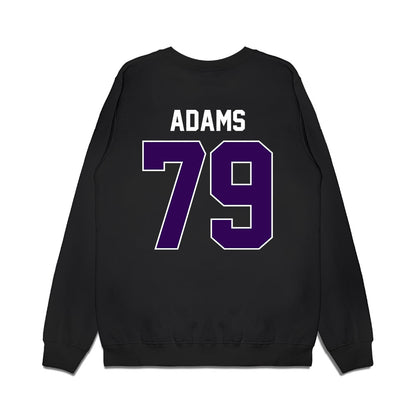 Kansas State - NCAA Football : Charlie Adams - Vintage Helmet Premium Crewneck Sweatshirt-1