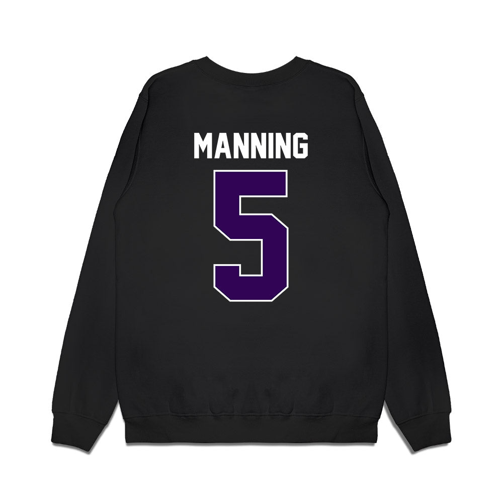 Kansas State - NCAA Football : Joshua Manning - Vintage Helmet Premium Crewneck Sweatshirt-1