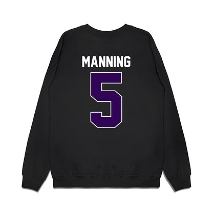 Kansas State - NCAA Football : Joshua Manning - Vintage Helmet Premium Crewneck Sweatshirt-1