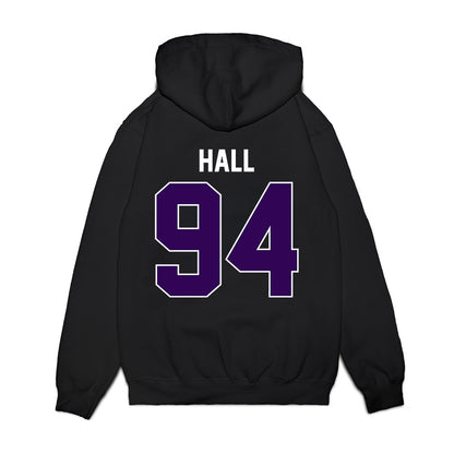 Kansas State - NCAA Football : Kingston Hall - Vintage Helmet Premium Hooded Sweatshirt-1