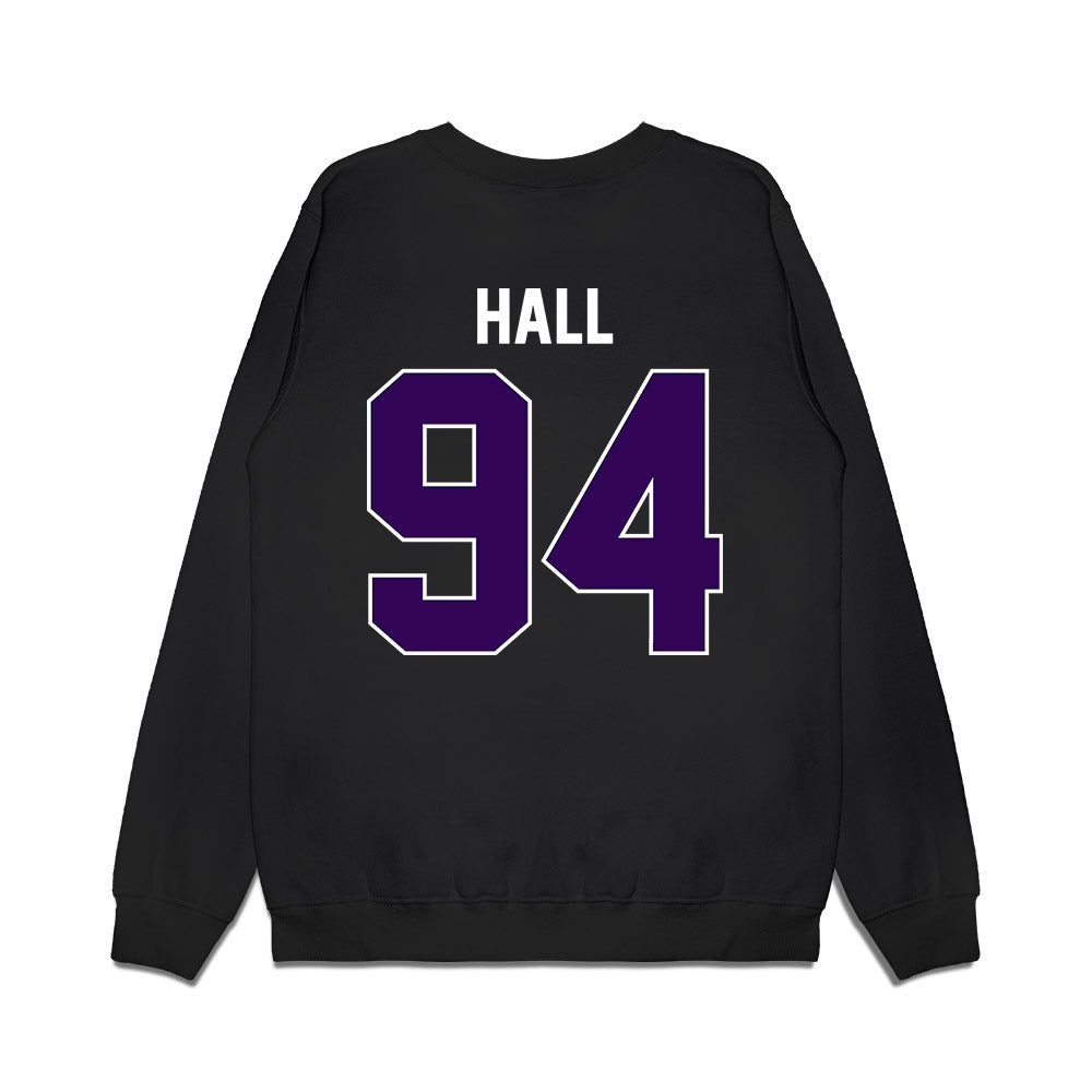 Kansas State - NCAA Football : Kingston Hall - Vintage Helmet Premium Crewneck Sweatshirt-1