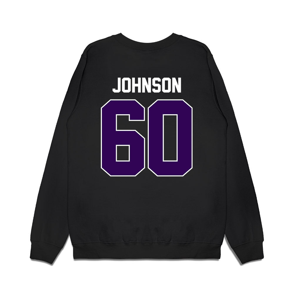 Kansas State - NCAA Football : Andrew Johnson - Vintage Helmet Premium Crewneck Sweatshirt-1