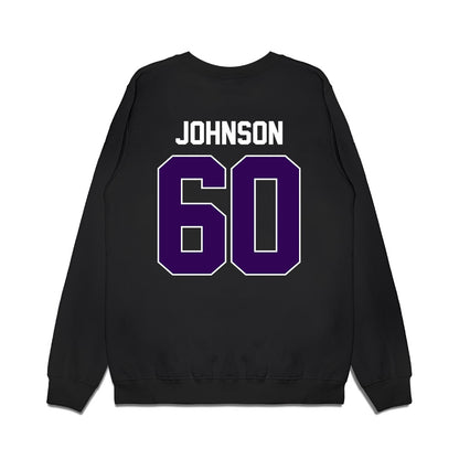 Kansas State - NCAA Football : Andrew Johnson - Vintage Helmet Premium Crewneck Sweatshirt-1