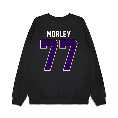 Kansas State - NCAA Football : Tanner Morley - Vintage Helmet Premium Crewneck Sweatshirt-1