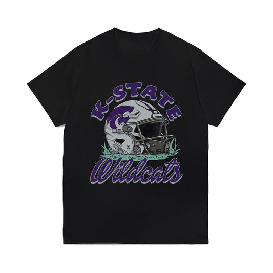 Kansas State - NCAA Football : Kingston Hall - Vintage Helmet Comfort Colors T-Shirt-0