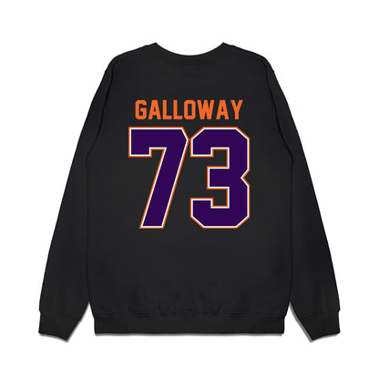 Clemson - NCAA Football : Hayes Galloway - Vintage Helmet Premium Crewneck Sweatshirt-1