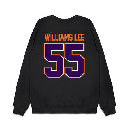 Clemson - NCAA Football : Makhi Williams Lee - Vintage Helmet Premium Crewneck Sweatshirt-1