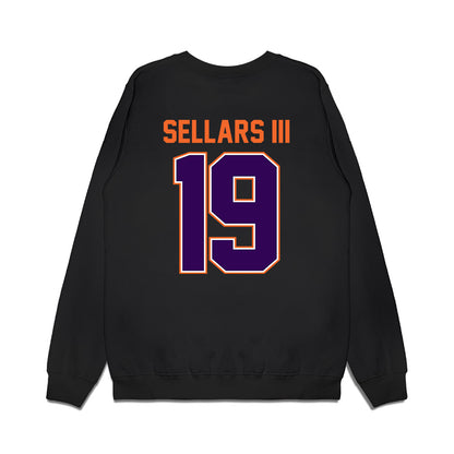 Clemson - NCAA Football : Gordon Sellars III - Vintage Helmet Premium Crewneck Sweatshirt-1