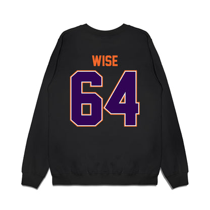 Clemson - NCAA Football : Grant Wise - Vintage Helmet Premium Crewneck Sweatshirt-1