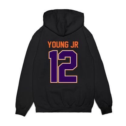 Clemson - NCAA Football : Shavar Young Jr - Vintage Helmet Premium Hooded Sweatshirt-1
