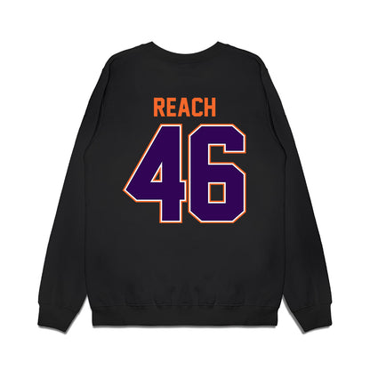 Clemson - NCAA Football : Jackson Reach - Vintage Helmet Premium Crewneck Sweatshirt-1