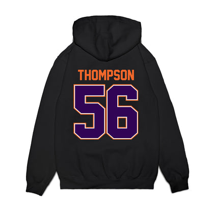 Clemson - NCAA Football : Champ Thompson - Vintage Helmet Premium Hooded Sweatshirt-1