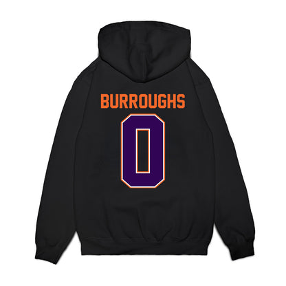 Clemson - NCAA Football : Naeem Burroughs - Vintage Helmet Premium Hooded Sweatshirt-1