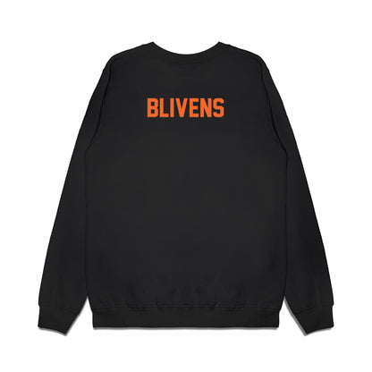Clemson - NCAA Football : Cam Blivens - Vintage Helmet Premium Crewneck Sweatshirt-1