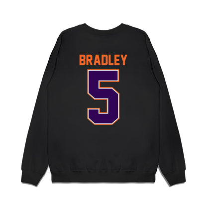 Clemson - NCAA Football : Brock Bradley - Vintage Helmet Premium Crewneck Sweatshirt-1
